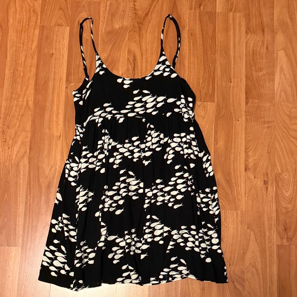 Ava Sky fish print babydoll